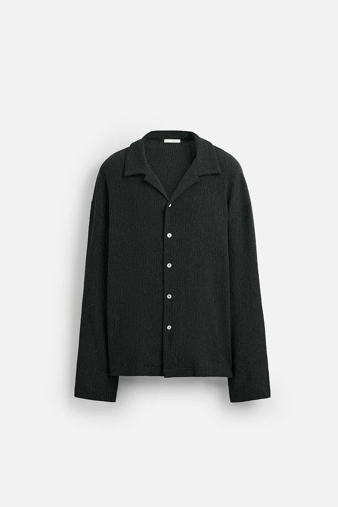 CHEMISE RELAXED FIT STRUCTURÉE