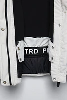 WATER REPELLENT AND WINDPROOF FAUX FUR HOOD SNOW JACKET SKI COLLECTION