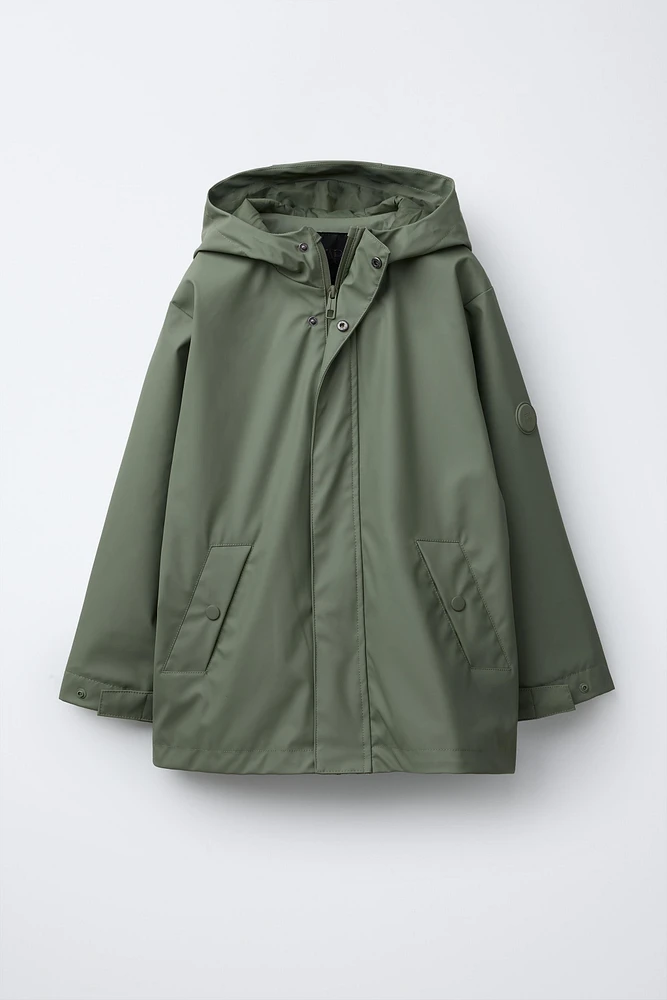 RUBBERIZED WATER REPELLENT PARKA