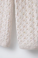 STRAIGHT LEG KNIT PANTS
