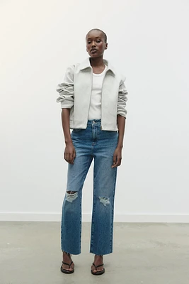 SOFT ZIPPERED JACKET