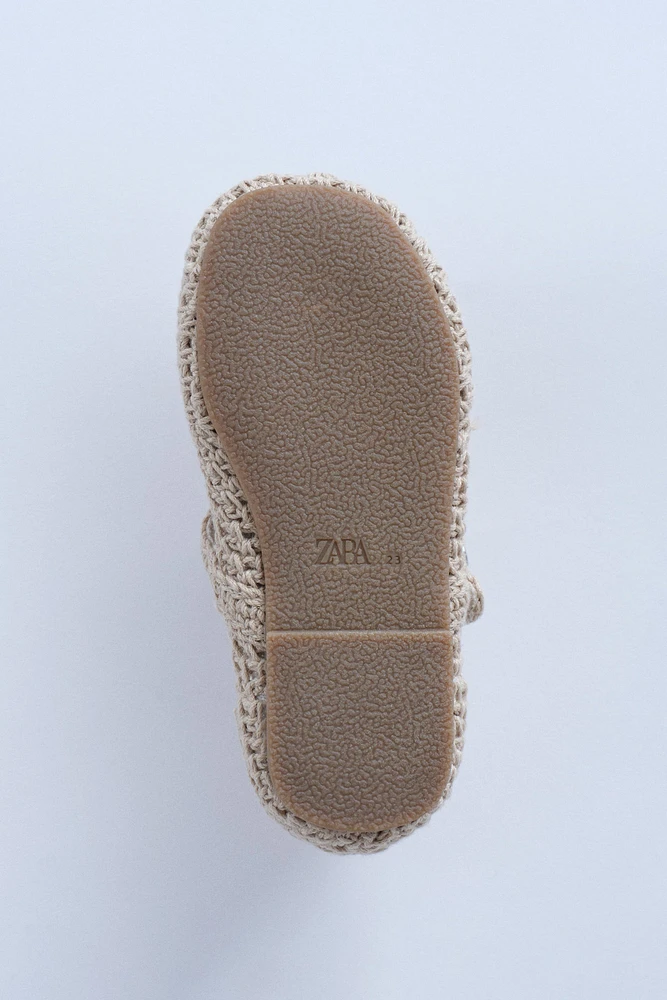 ZARA TIMELESS - BALLERINES EN CROCHET
