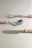 CHILDREN’S CHEETAH CUTLERY SET (SET OF 3)