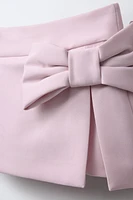 JUPE-SHORT À NOEUD