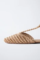 CHAUSSURES OUVERTES À L'ARRIÈRE TRESSÉES