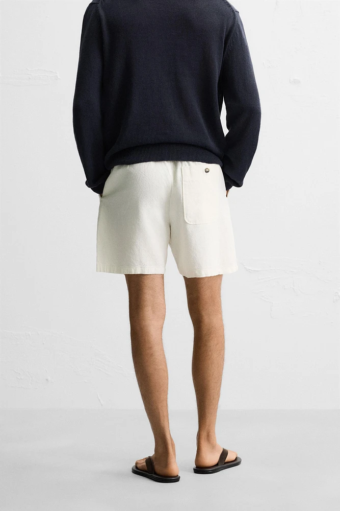 LINEN - COTTON SHORTS