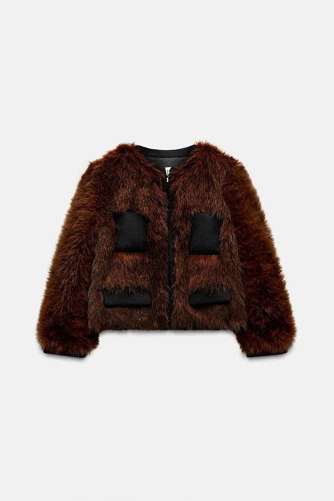 VESTE EFFET FOURRURE LIMITED EDITION