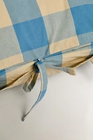 CHILDREN’S REVERSIBLE CHECK PILLOWCASE