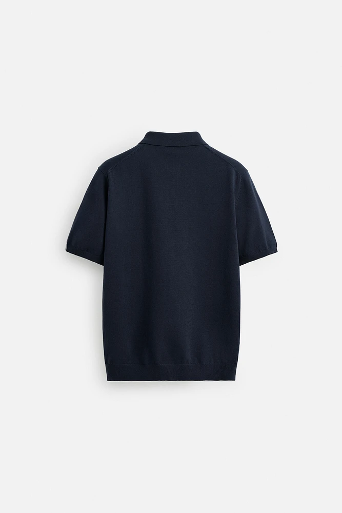 POLO EN MAILLE DE COTON