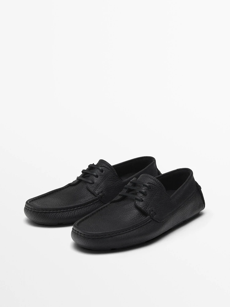 Mocassins en cuir nappa