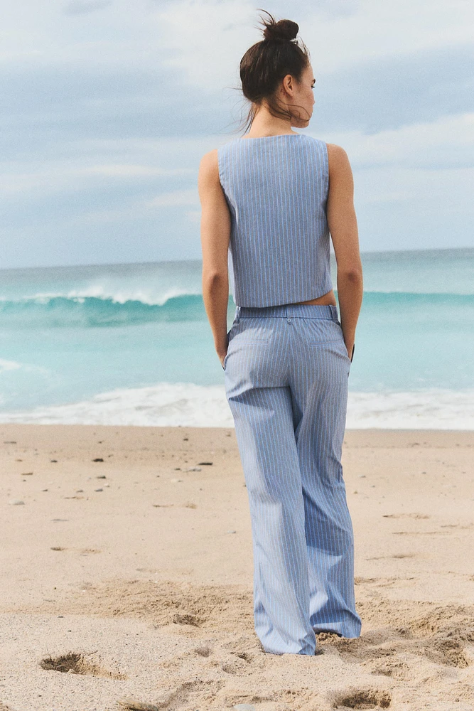 PANTALON DE STYLE PYJAMA À RAYURES