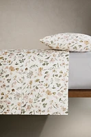 DRAP DE DESSUS SATIN IMPRIMÉ FLEUR