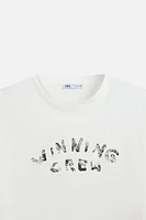 TEXT PRINT T-SHIRT