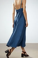ROBE MI-LONGUE EN JEAN TRF