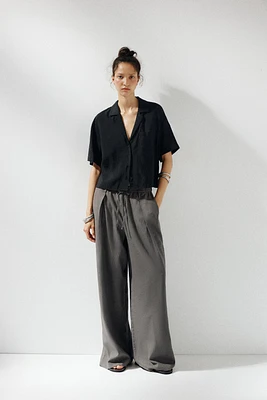 FLOWY POCKET SHIRT