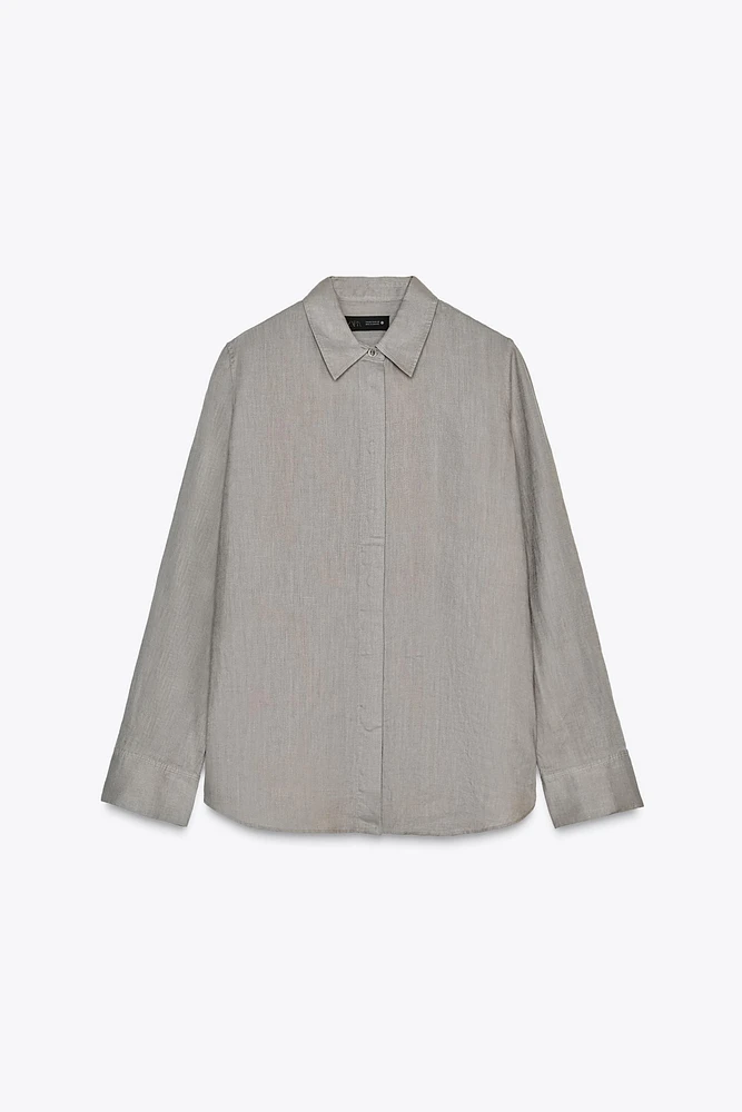 100% LINEN SHIRT ZW COLLECTION