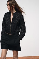 ORGANZA BOMBER JACKET