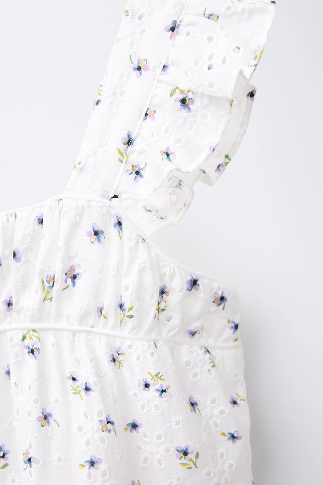 ROBE BRODERIES FLEURS