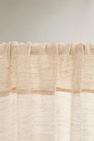LOW OPACITY DOUBLE-WIDE FINE CURTAIN