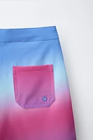 6-14 YEARS/ TIE-DYE SWIM SHORTS