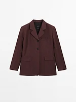 Blazer fluide lin