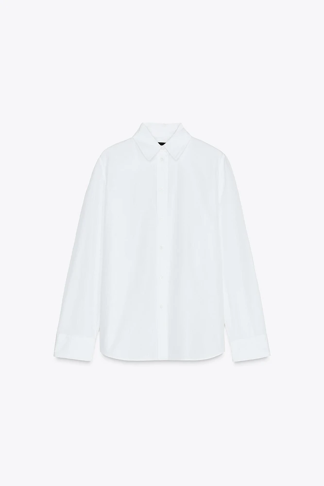 CHEMISE EN POPELINE COLLECTION ZW