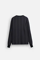 RETRO SOCCER TEXTURED SWEATSHIRT