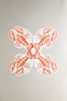LOT 20 SERVIETTES DE TABLE PAPIER LANGOUSTE