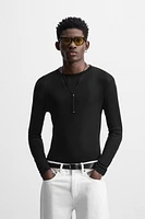 SEMI-SHEER LYOCELL T-SHIRT