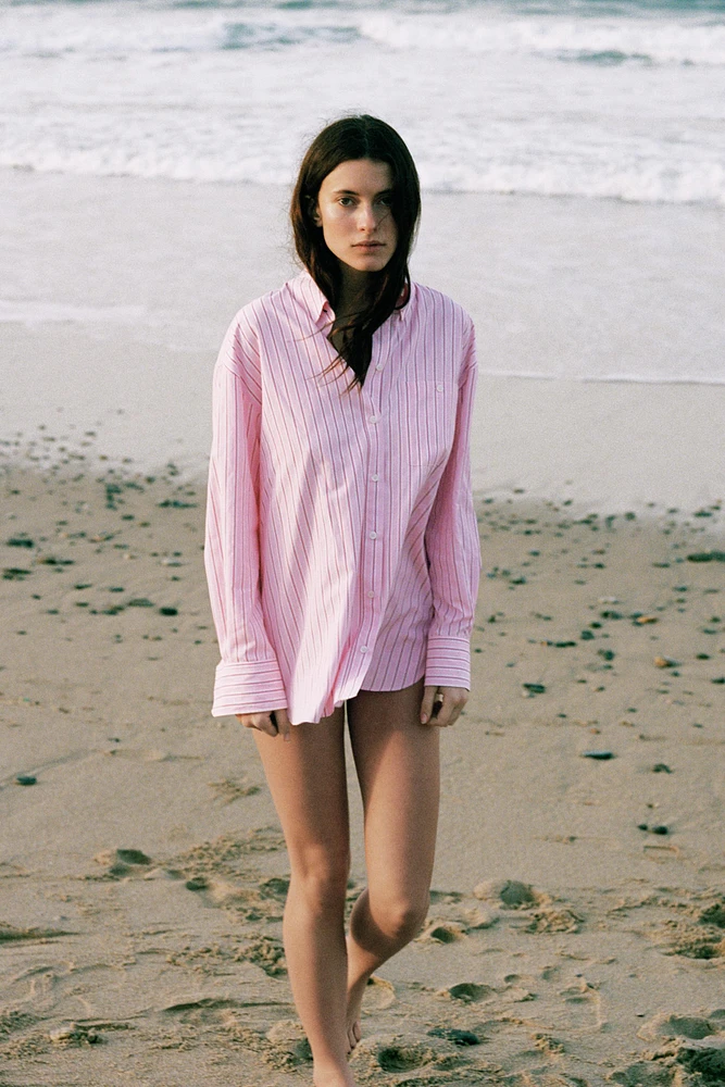 OVERSIZED STRIPED SHIRT