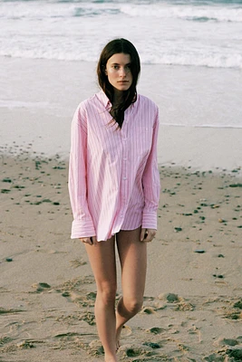 CHEMISE OVERSIZE À RAYURES