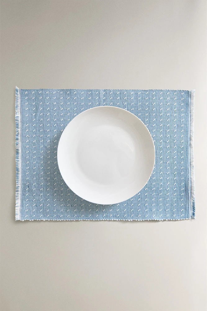 SET DE TABLE CANNETILLE POINTS