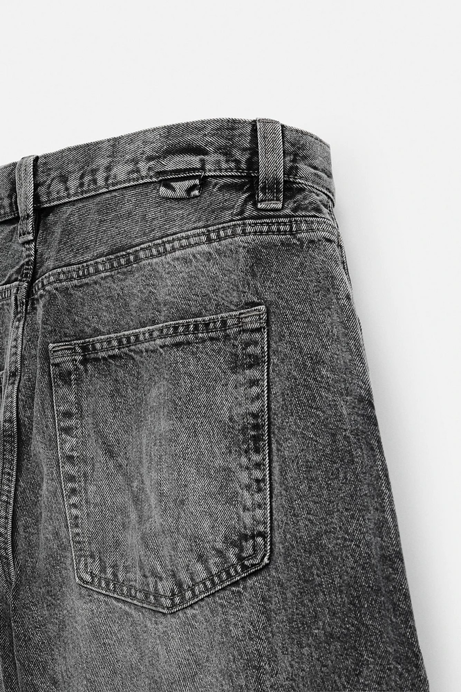CROPPED WIDE LEG JEANS