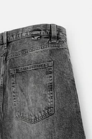CROPPED WIDE LEG JEANS