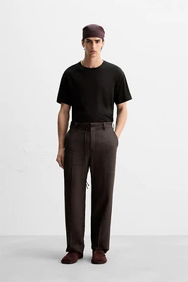 COTTON - LINEN T-SHIRT