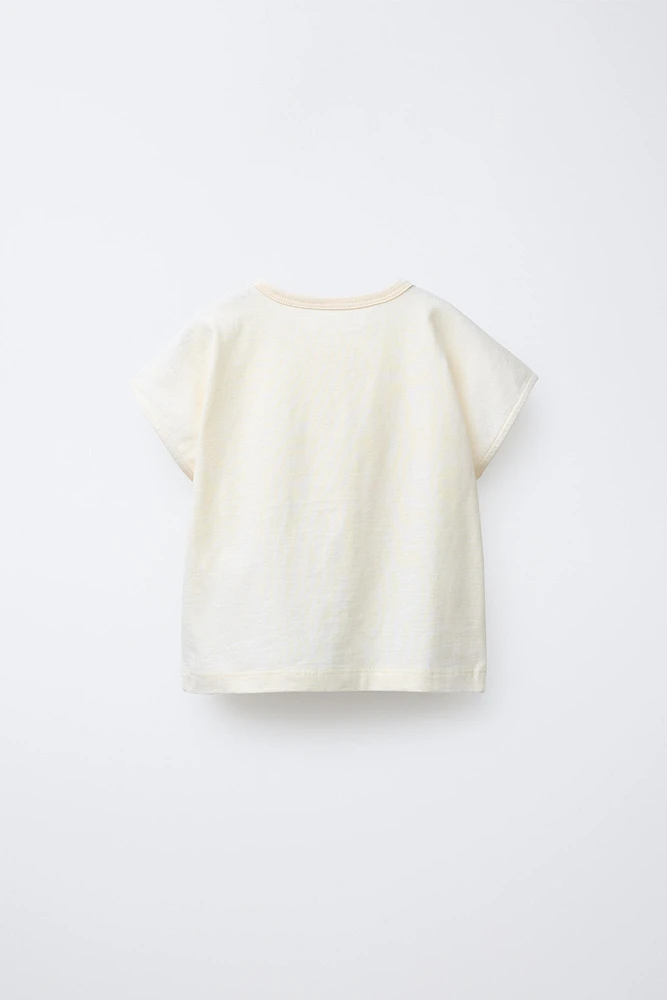 LACE BOW T-SHIRT