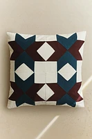 QUILTED PATCHWORK THROW PILLOW COVER