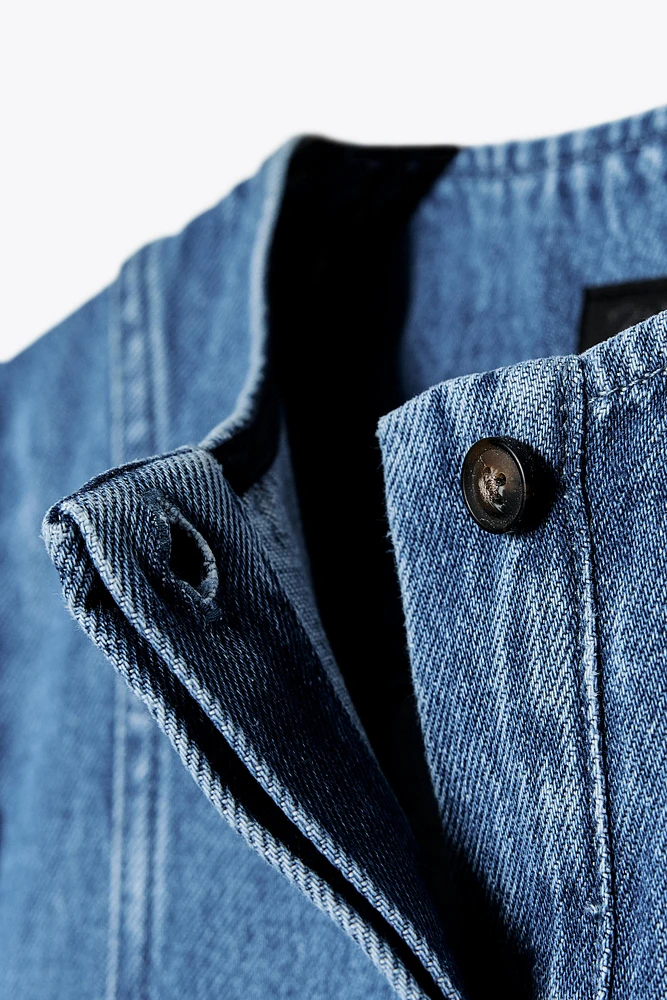 DENIM MIDI DRESS ZW COLLECTION