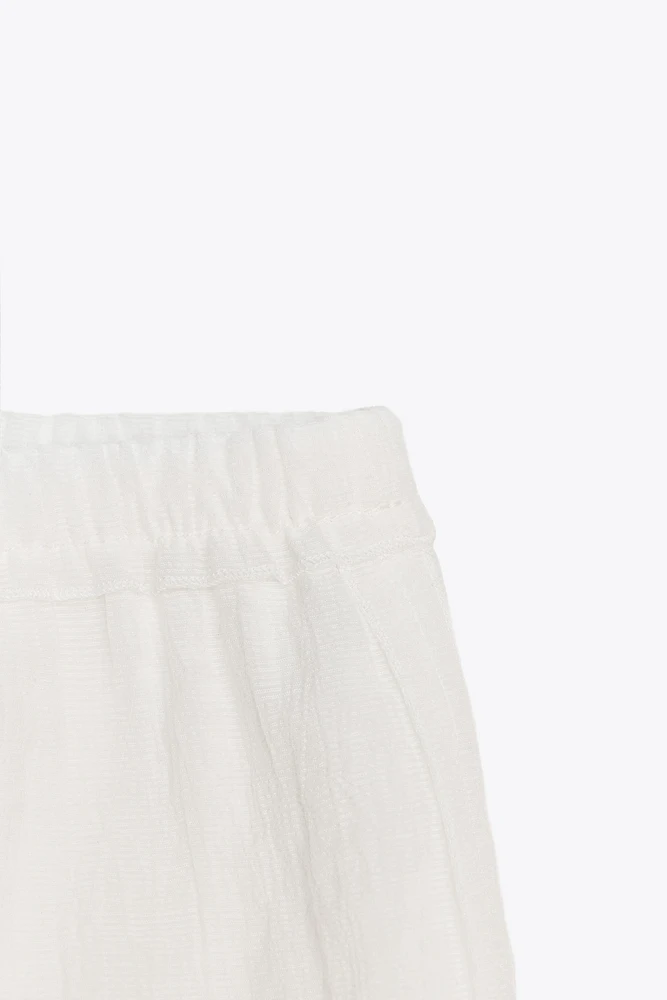 JUPE MIDI SEMI-TRANSPARENTE ZW COLLECTION