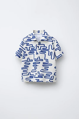 GEOMETRIC PRINT SHIRT