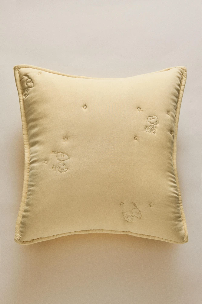 CHILDREN’S PEANUTS™ QUILT THROW PILLOW COVER