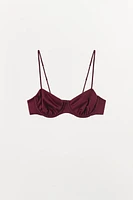 SILK UNDERWIRE BRALETTE