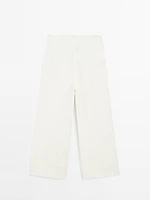 Pantalon large 100 % lin - STUDIO