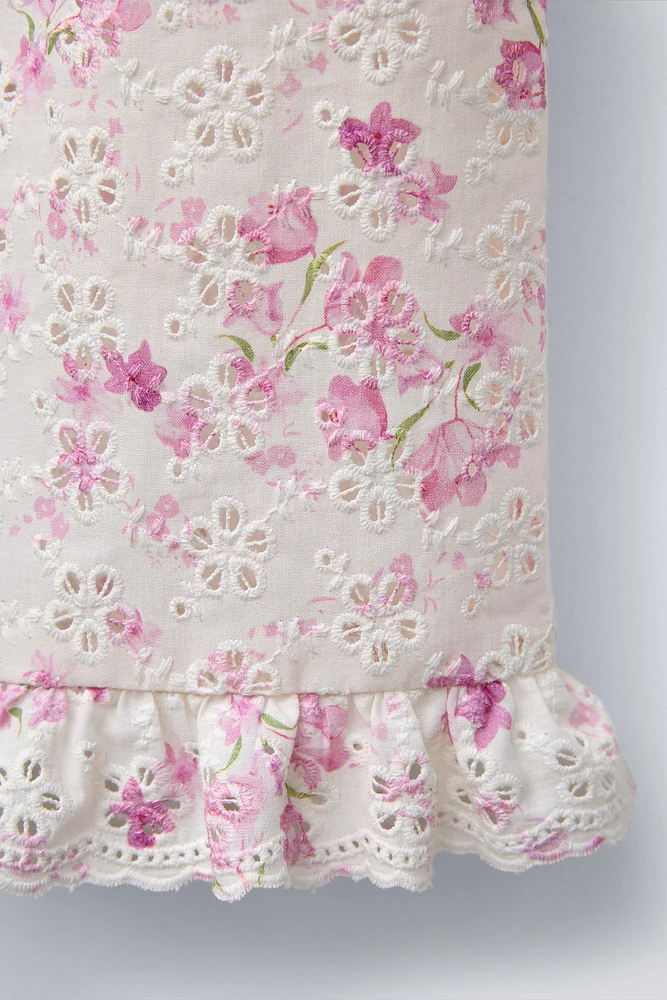 PANTALON SHIFFLY IMPRIMÉ FLEURS