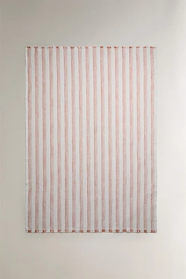 STRIPED COTTON BLANKET