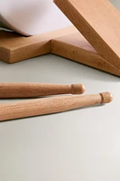 CHILDREN'S TOY WOODEN DRUM KIT