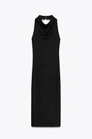 MIDI HALTER DRESS