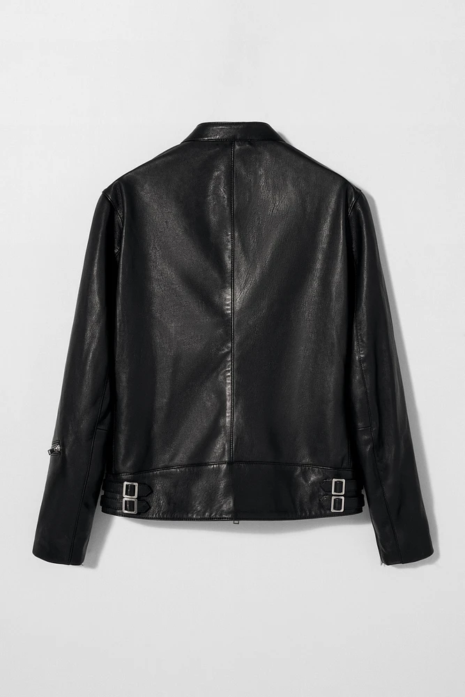 VESTE EN CUIR BOBBY GILLESPIE X ZARA