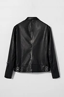 VESTE EN CUIR BOBBY GILLESPIE X ZARA