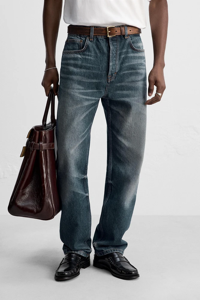 STRAIGHT ANKLE FIT JEANS